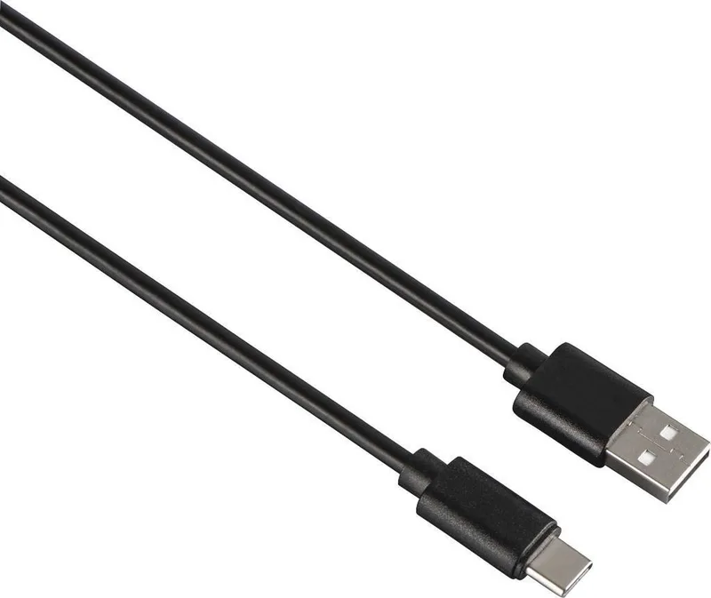 USB 2.0 TYPE-C TO TYPE-A CABLE 0.90M de Hama en Noir – photo produit