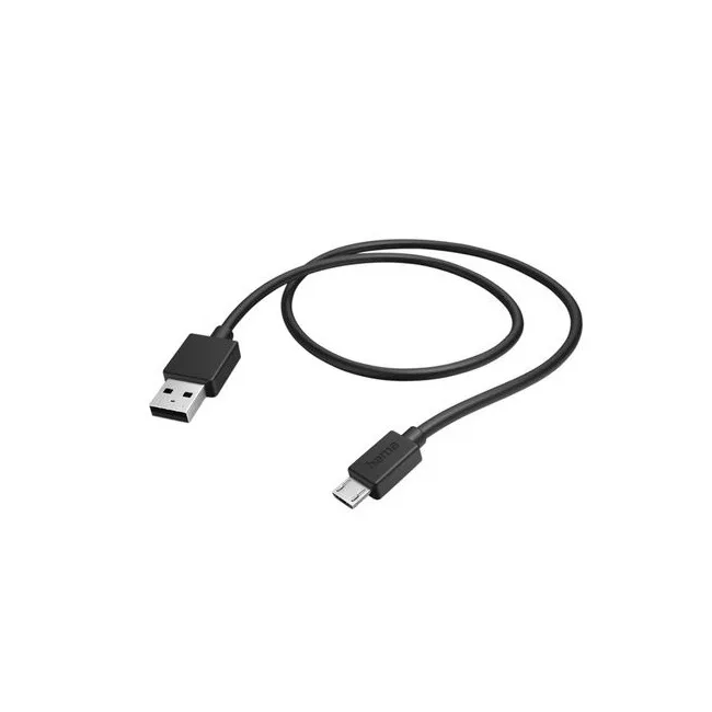 USB-Kabel, USB-A naar Micro-USB, 1 m Oplader Zwart by Hama – product photo