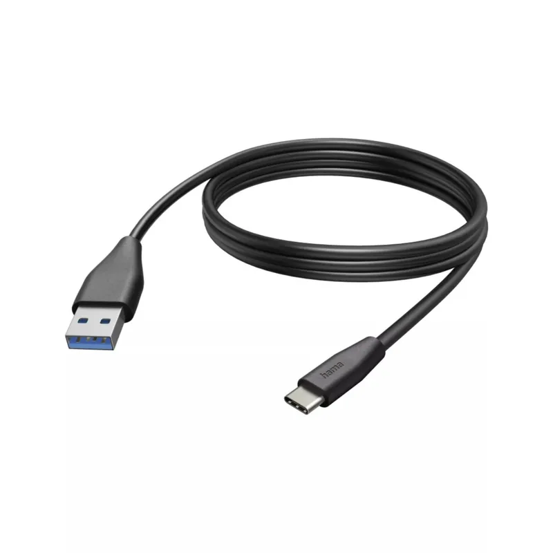 USB-Kabel, USB-A naar USB-C, 3 m Oplader Zwart by Hama – product photo