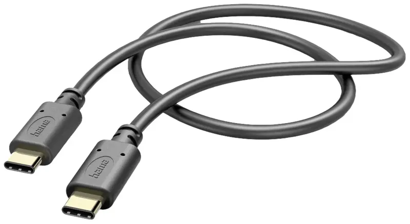 USB-Kabel, USB-C naar USB-C, 1 m, zwart Oplader Zwart by Hama – product photo 2 of 2