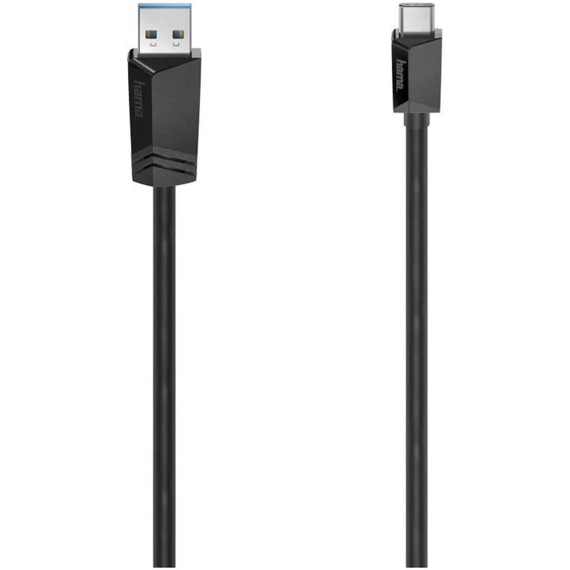 USB Type-C to USB 3.2 Type-A Cable 1.50M Kabel Zwart by Hama – product photo