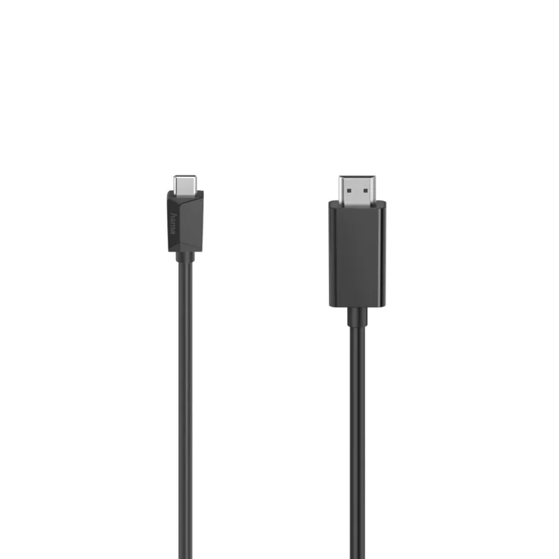 Video-kabel USB-C-stekker - HDMI™-stekker Ultra-HD 4K 1,50 M fra Hama i Sort – produktbillede