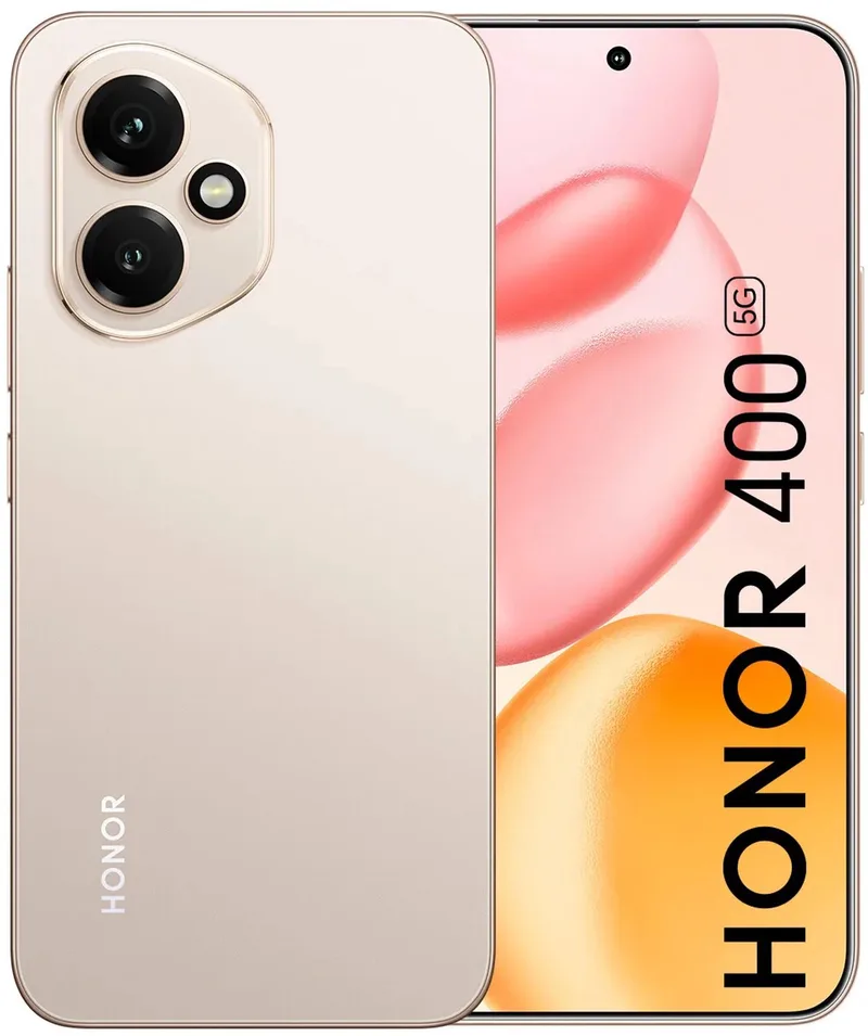 Honor 400 16,6 cm (6.55) Hybride Dual SIM MagicOS 9.0 5G USB Type-C 8 GB 512 GB 6000 mAh van HONOR in Goud – productfoto