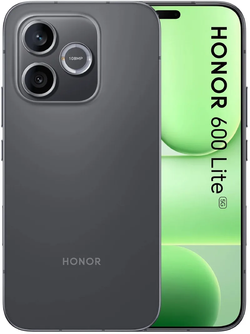 Honor 600 Lite 16,8 cm (6.6) Dual SIM Android 16.0 5G USB Type-C 8 GB 256 GB 6520 mAh by HONOR in Black – product photo