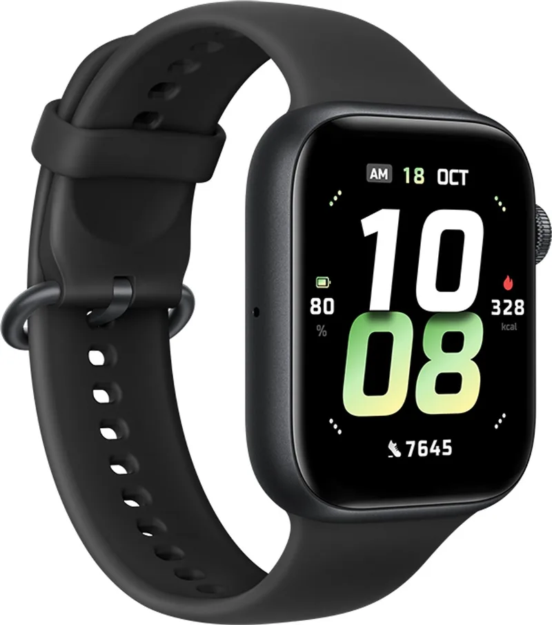 Watch 5 - Smartwatch Bluetooth - 1.85" AMOLED - 15 dagen accuduur - 5ATM - Precieze GPS von HONOR in Schwarz – Produktfoto