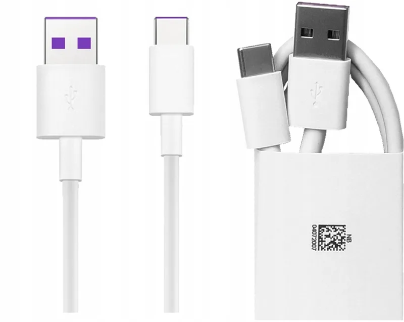AP71 USB-C SuperCharge Kabel 5A 1m Wit by Huawei – product photo