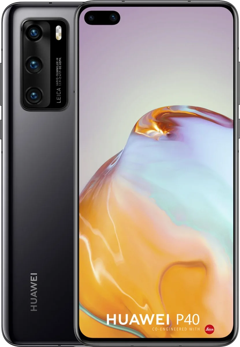 P40 - 5G - 128GB - Zwart från Huawei i Svart – produktbild