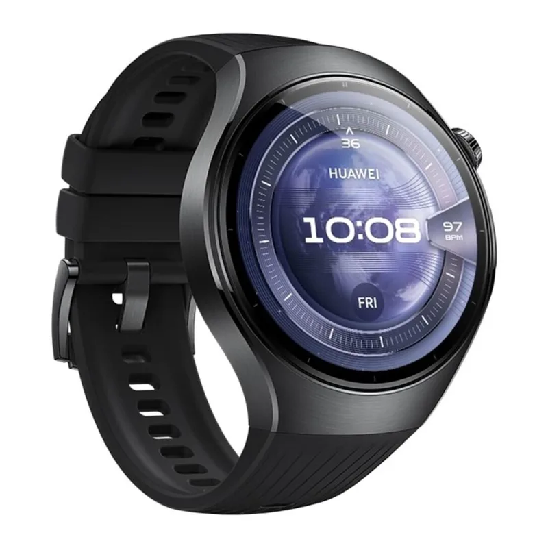 Watch 5 (Rates-L19F) Schwarzes Fluoroelastomer-Armband från Huawei – produktbild
