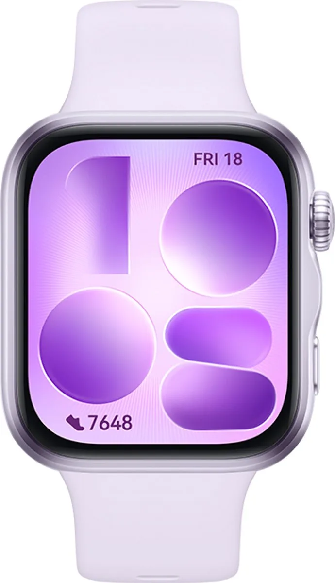WATCH FIT 5 Smartwatch - Premium ontwerp - Geavanceerde Buiten workoutmogelijkheden - Professioneel gezondheidsmonitoring met TruSense - Compatibel met iOS & Android fra Huawei i Lilla – produktbillede