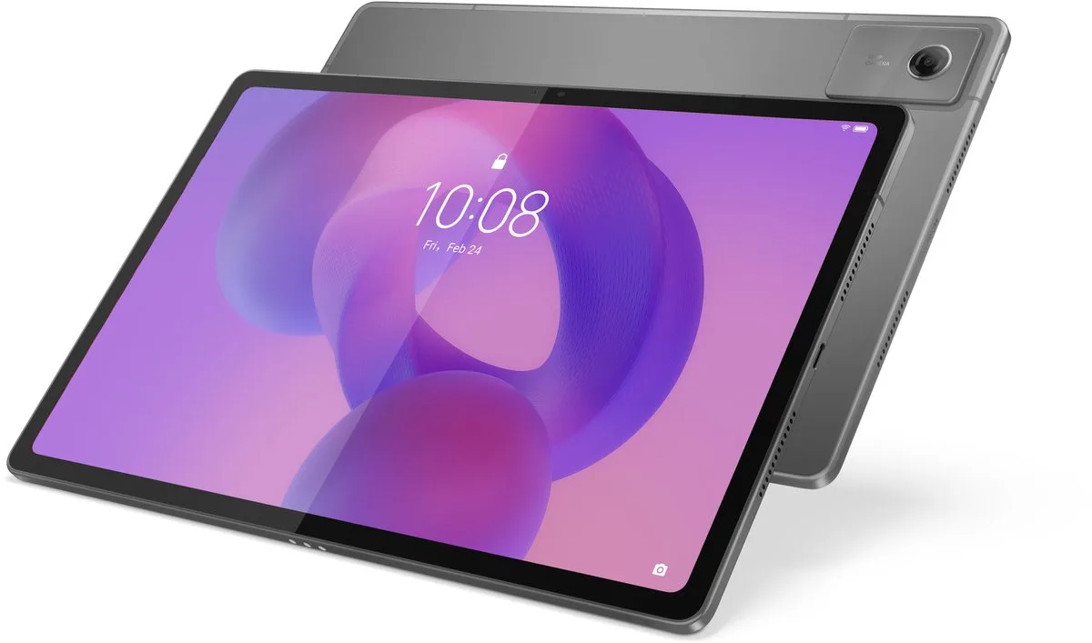 Idea Tab Plus 12.1" (8GB 128GB) (5G) - Luna Grey + Pen van Lenovo in Grijs – productfoto