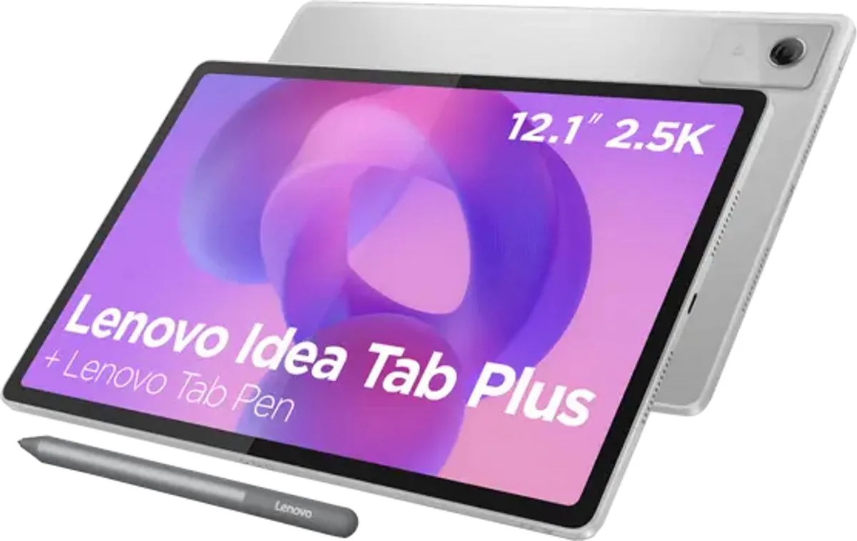 Idea Tab Plus – 8GB RAM – 256GB opslag – Inclusief Pen – Cloud Grey van Lenovo in Grijs – productfoto