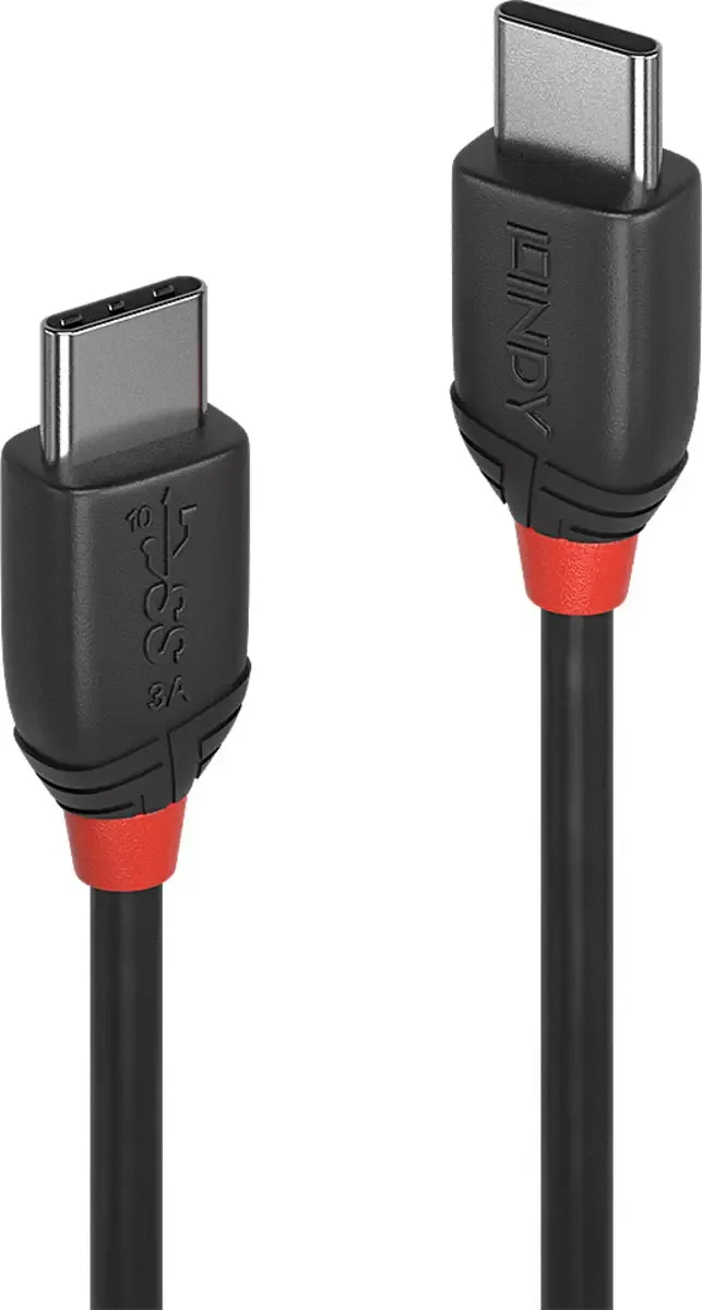 Lindy 3.2 Usb-c-kabel 0.5 M från Lindy i Svart – produktbild