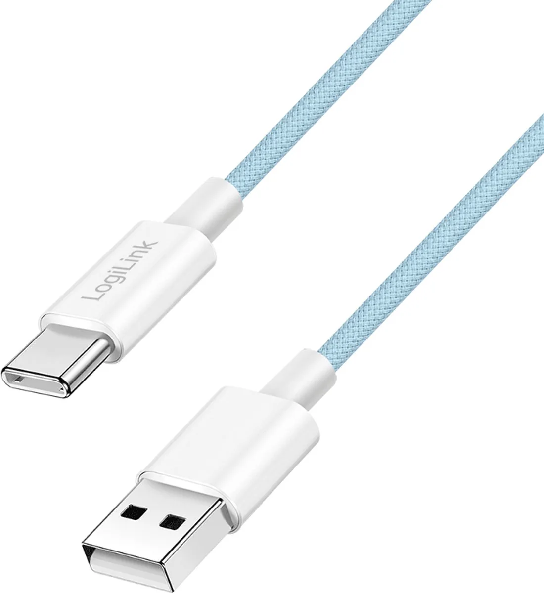 CU0329 USB-kabel USB 2.0 0,5 m USB A USB C 0,48 Gbit/s 60 W från LogiLink i Blå – produktbild