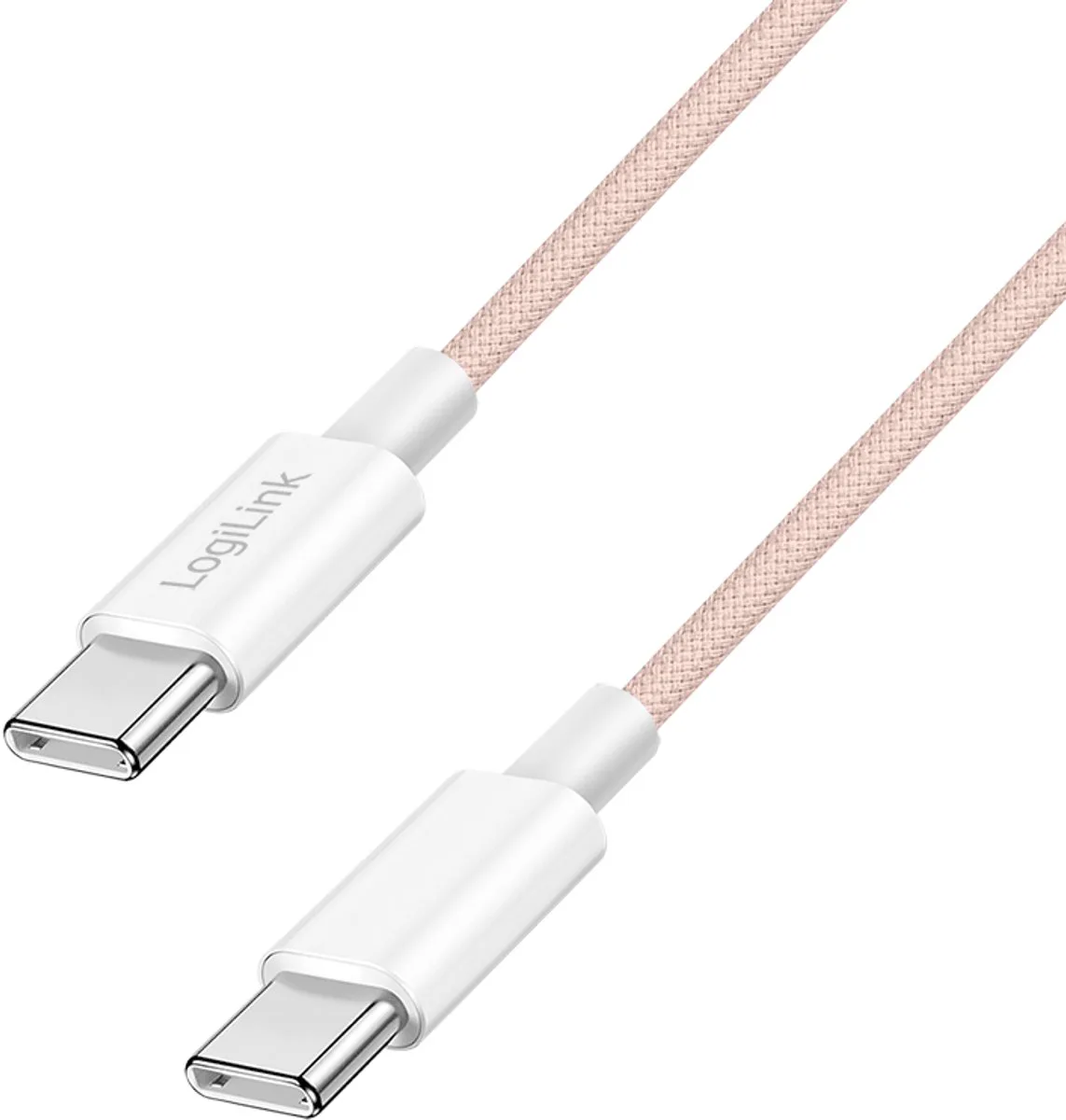 CU0343 USB-kabel USB 2.0 0,5 m USB C 0,48 Gbit/s 60 W från LogiLink i Rosa – produktbild