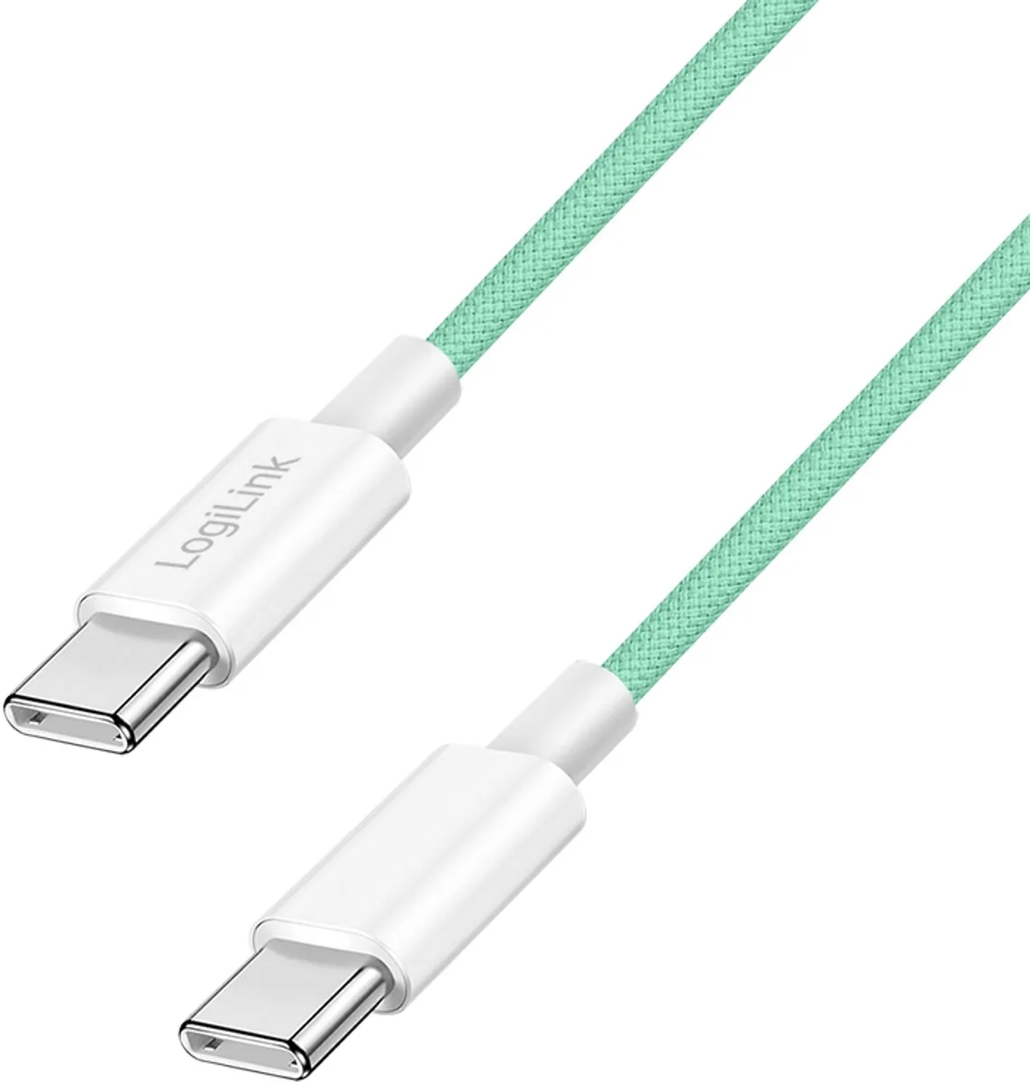 CU0347 USB-kabel USB 2.0 1 m USB C 0,48 Gbit/s 60 W fra LogiLink i Grøn – produktbillede