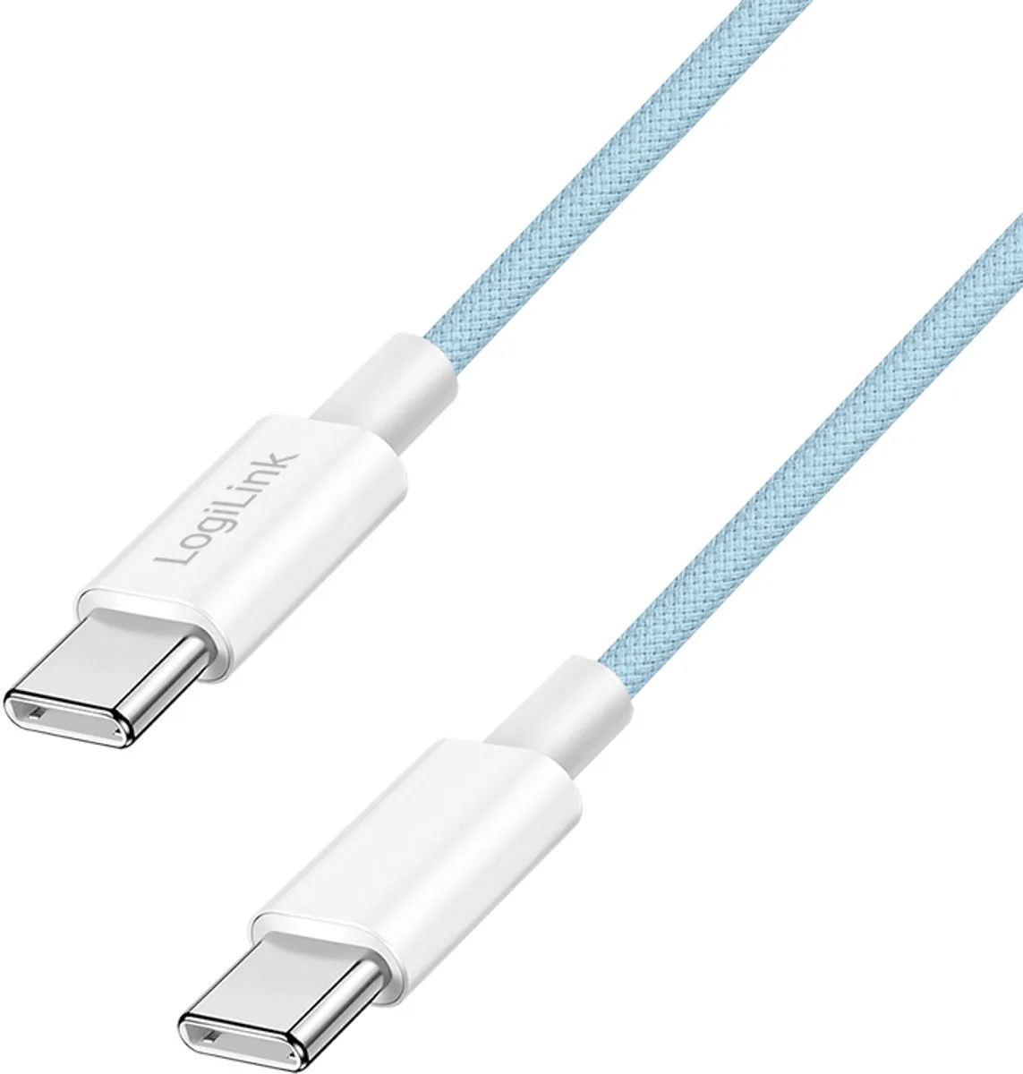 CU0349 USB-kabel USB 2.0 1,5 m USB C 0,48 Gbit/s 60 W fra LogiLink i Blå – produktbillede