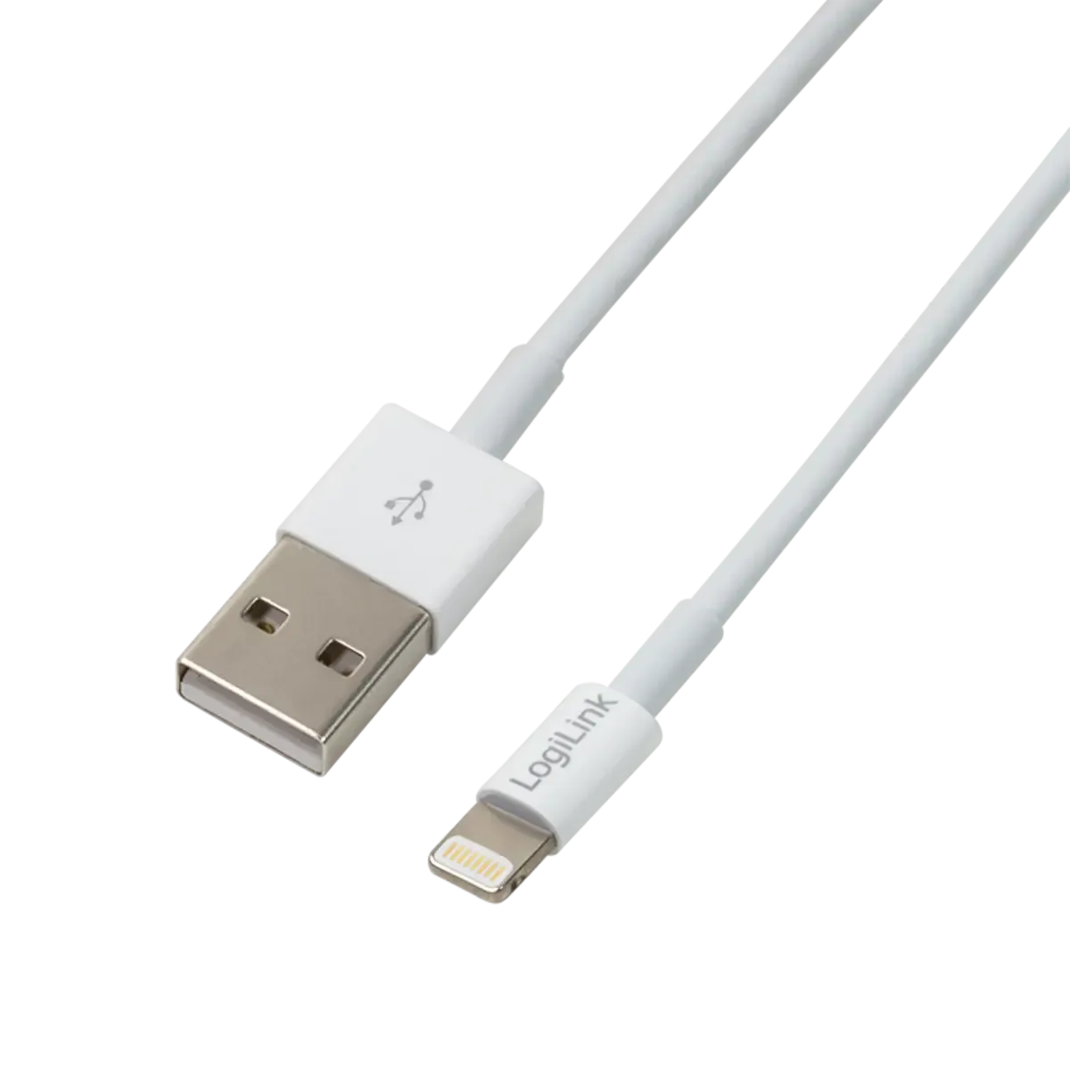 Mobiele telefoon Kabel 1 m USB fra LogiLink i Hvid – produktbillede