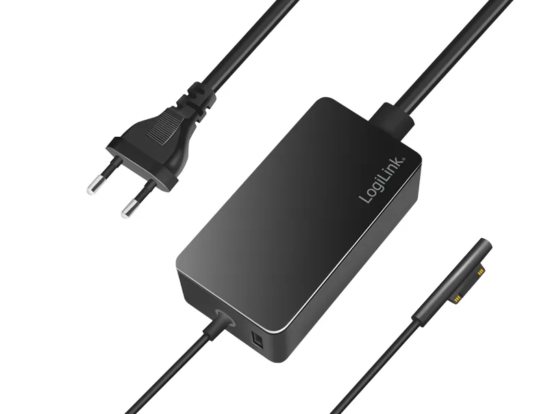Netzteil für Surface Notebooks, 65 Watt, schwarz från LogiLink – produktbild