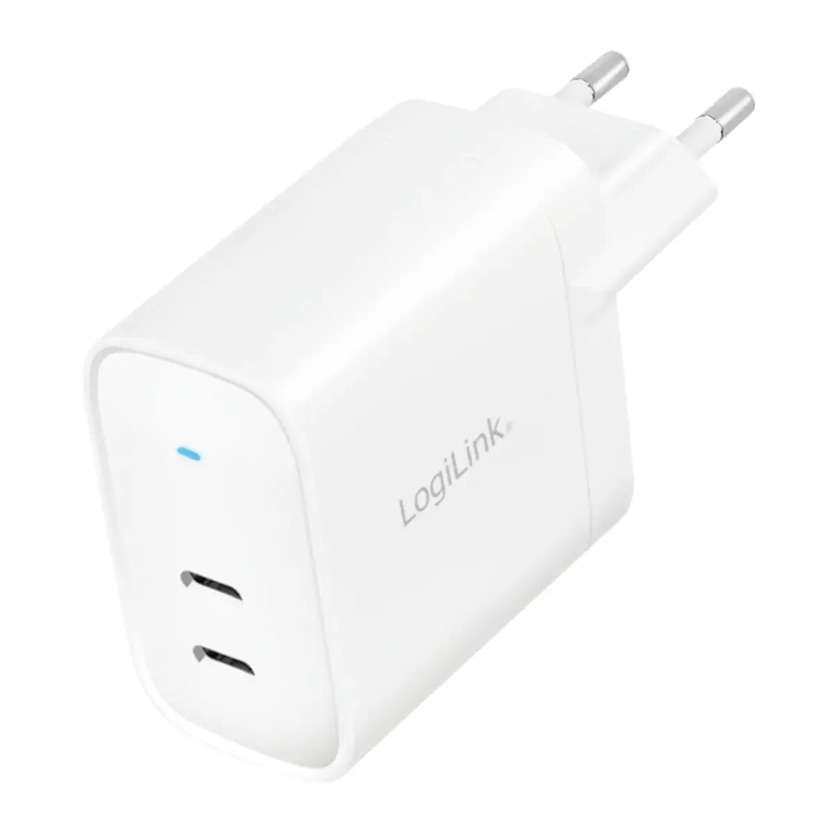 PA0282 USB-laddare 20 W 2x USB-C® Power Delivery Vit Inomhus USB Power Delivery (USB-PD) från LogiLink – produktbild