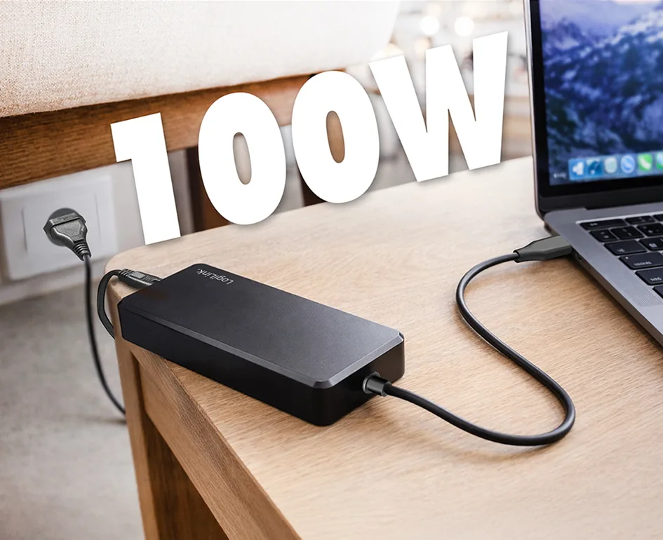 Universal-Netzteil mit USB-C Kabel, 100 Watt fra LogiLink – produktbillede