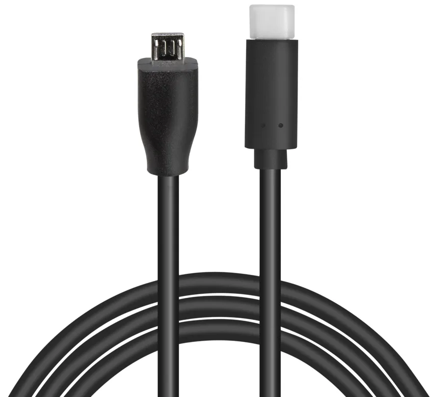 USB 2.0 Kabel, USB-C - Micro-USB Stecker, 1,0 m fra LogiLink – produktbillede