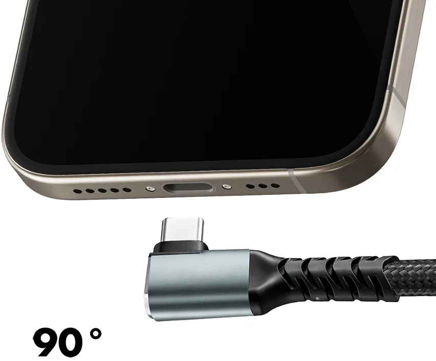 USB 3.2 Kabel, USB-C - USB-C abgewinkelt, 1,0 m by LogiLink – product photo