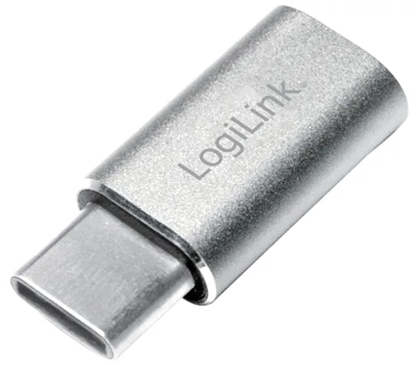 USB 2.0 Adapter [1x USB-C® stik - 1x USB 2.0 tilslutning Micro-B] AU0041 fra LogiLink – produktbillede