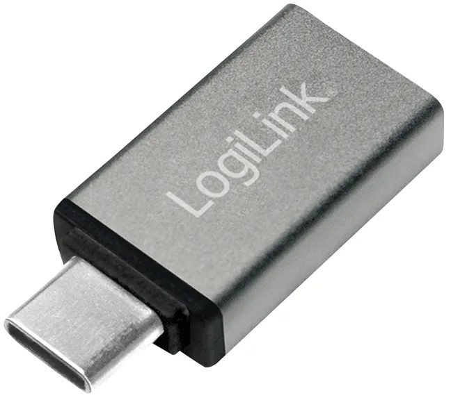 USB Adapter, USB-C Stecker - USB-A 3.0 Kupplung fra LogiLink – produktbillede