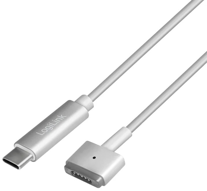 USB-C - Apple MagSafe 2 Ladekabel, silber fra LogiLink – produktbillede