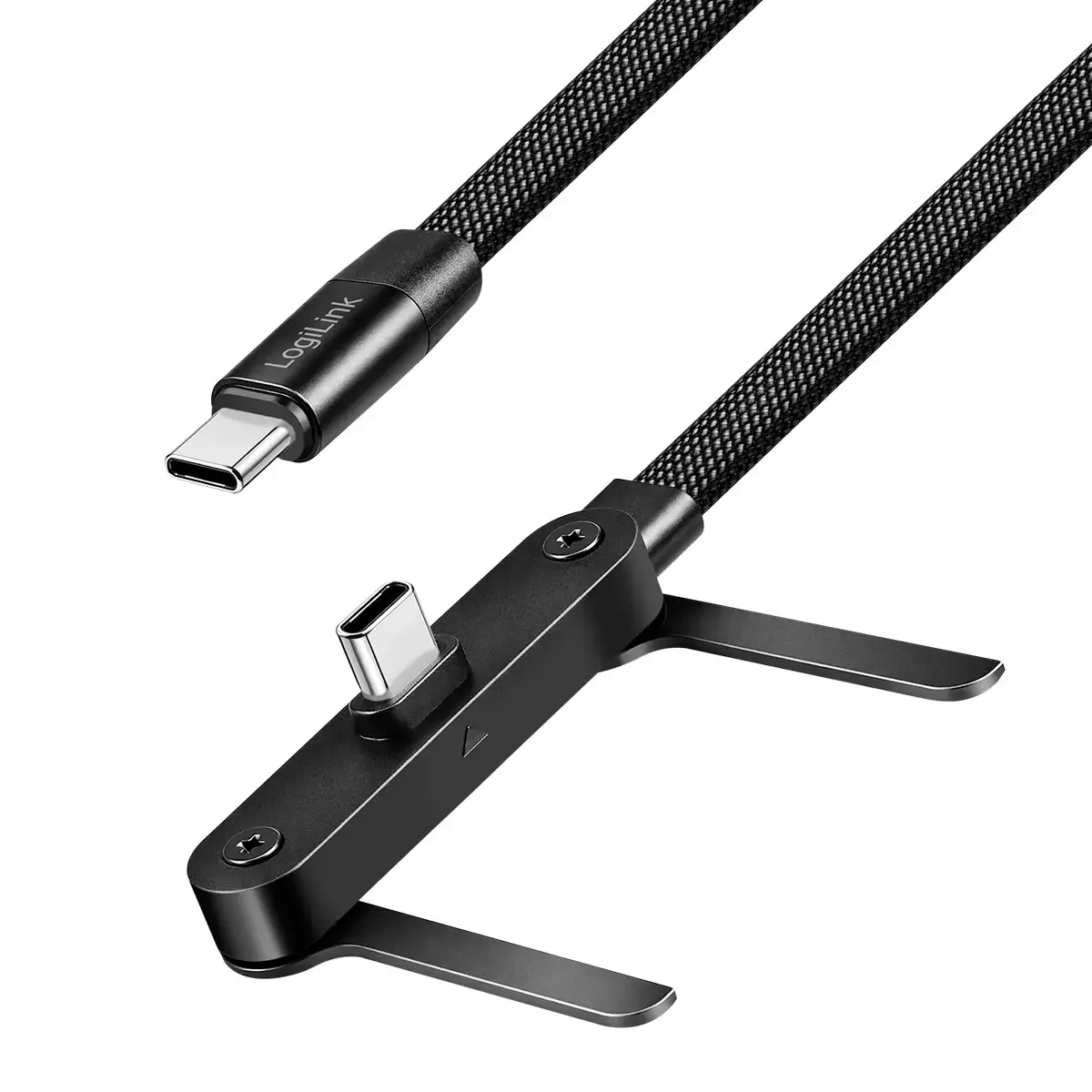 USB-C kabel USB 2.0 USB-C® stik 1.5 m CU0450 fra LogiLink i Sort – produktbillede