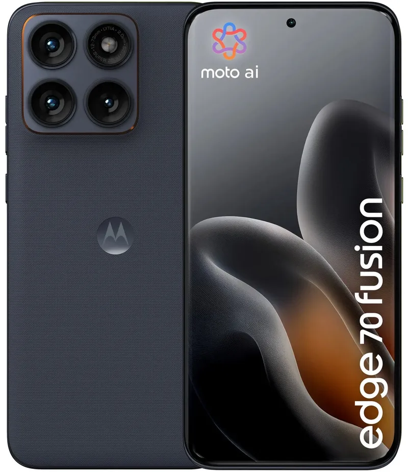 edge 70 fusion 17,2 cm (6.78) Dual SIM Android 16.0 5G USB Type-C 8 GB 512 GB 5200 mAh by Motorola in Black – product photo