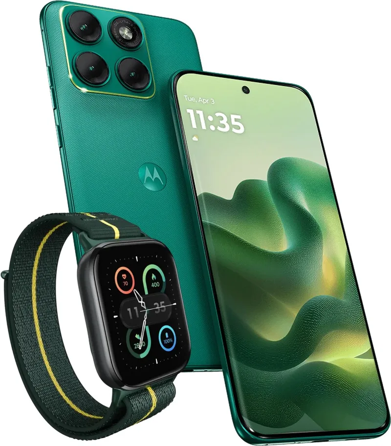 Moto Edge 70 Fusion 5G - 8GB RAM - 256GB Opslag by Motorola in Sport Groen – product photo
