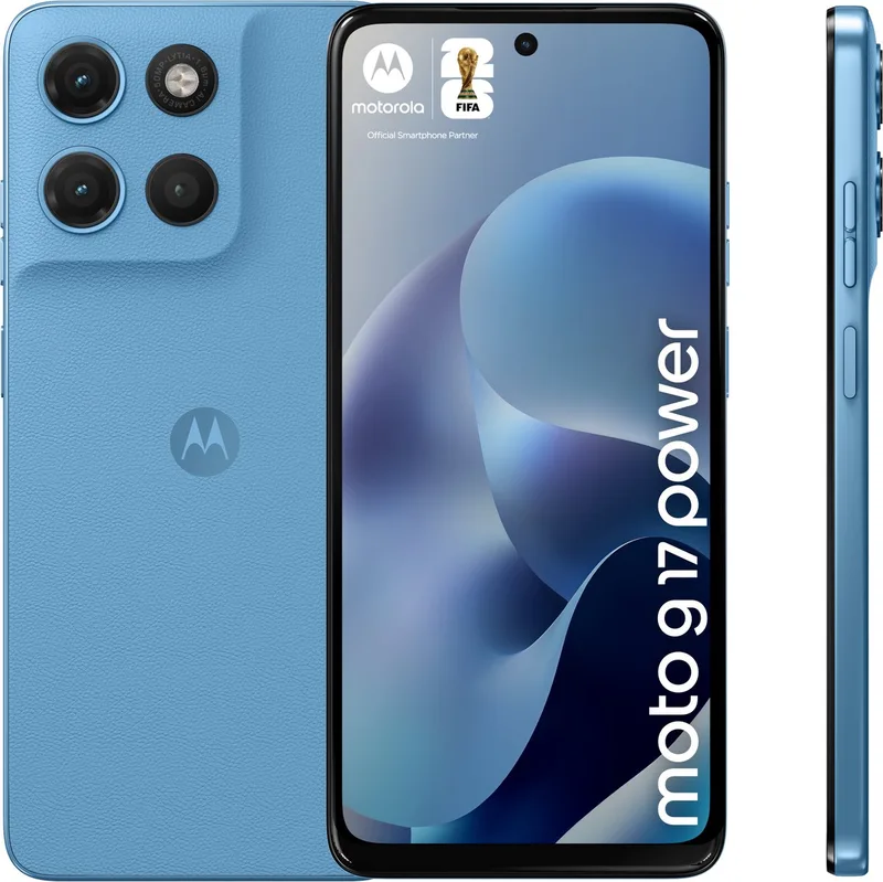 moto g17 power - 8/256GB by Motorola in PANTONE Alaskan Blue – product photo