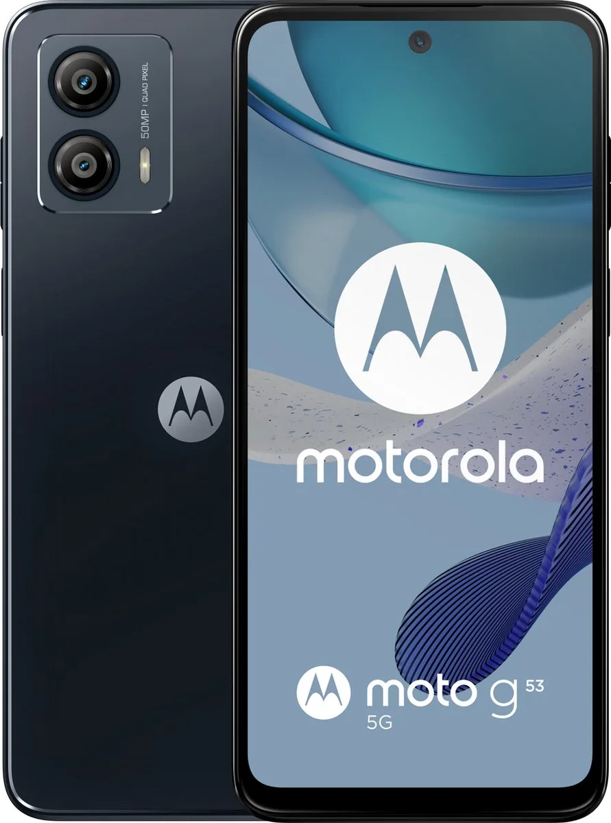 Moto g53 5G - 128GB - Ink Blue van Motorola in Blauw – productfoto