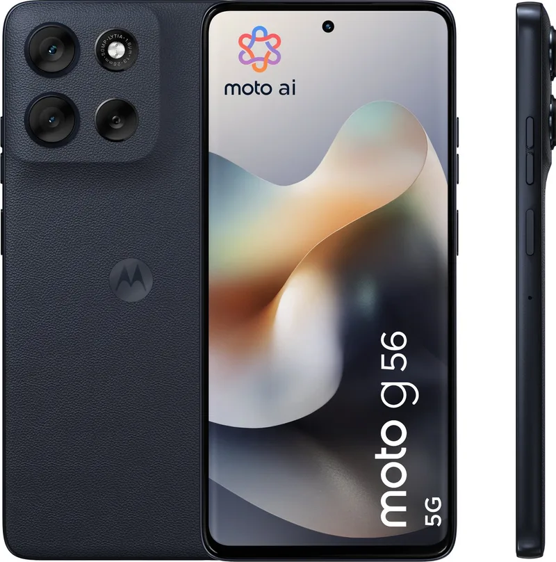 moto g56 5G 8/256GB - Black Oyster by Motorola in Pantone Oyster Black – product photo