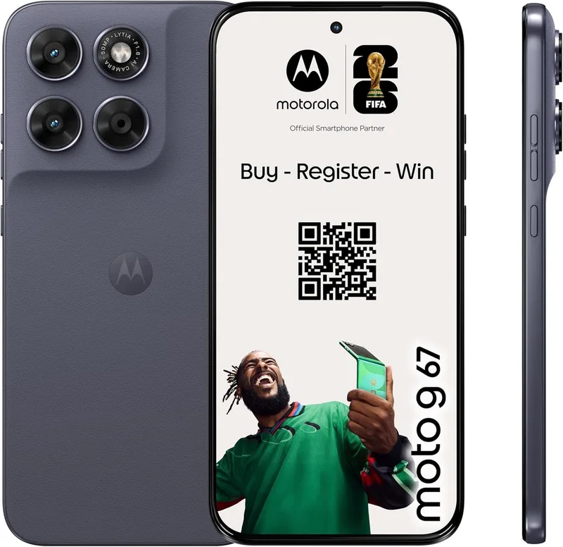 Moto G67 Serie - Smartphone - 5G - 6.78 inch by Motorola in Arctic Seal – product photo
