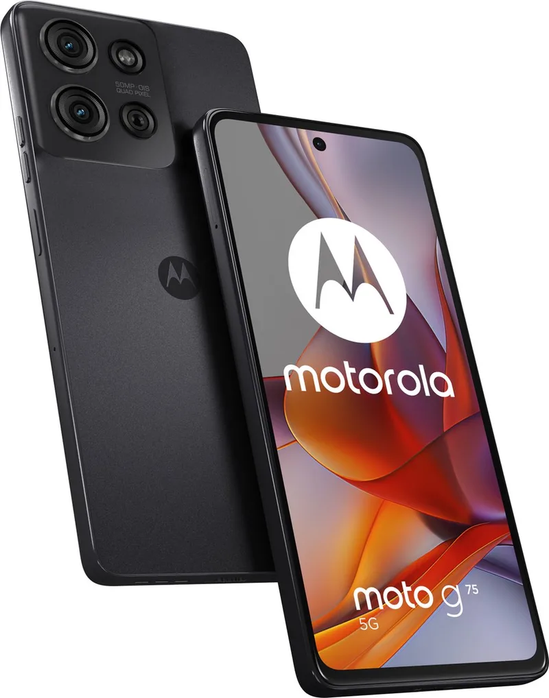 moto g75 - 256GB by Motorola in Charcoal Grey – product photo
