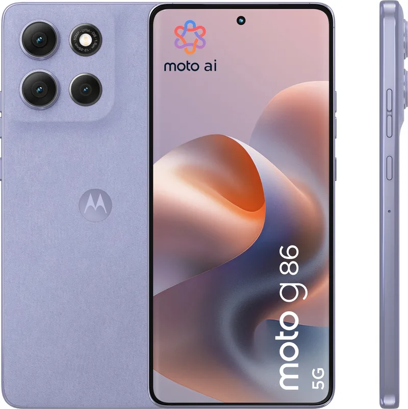 moto g86 5G - 8/256GB - Pantone Cosmic Sky (Lila) fra Motorola i Lilla – produktbillede