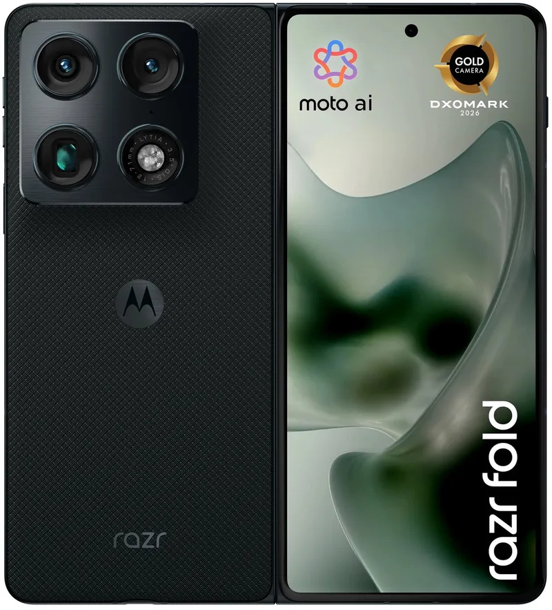 razr fold 20,6 cm (8.09) Dual SIM Android 16.0 5G USB Type-C 16 GB 512 GB 6000 mAh van Motorola in Zwart – productfoto