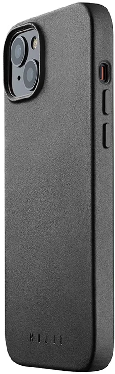 Full Leather Mag Case geschikt voor iPhone 14 Plus by Mujjo in Black – product photo