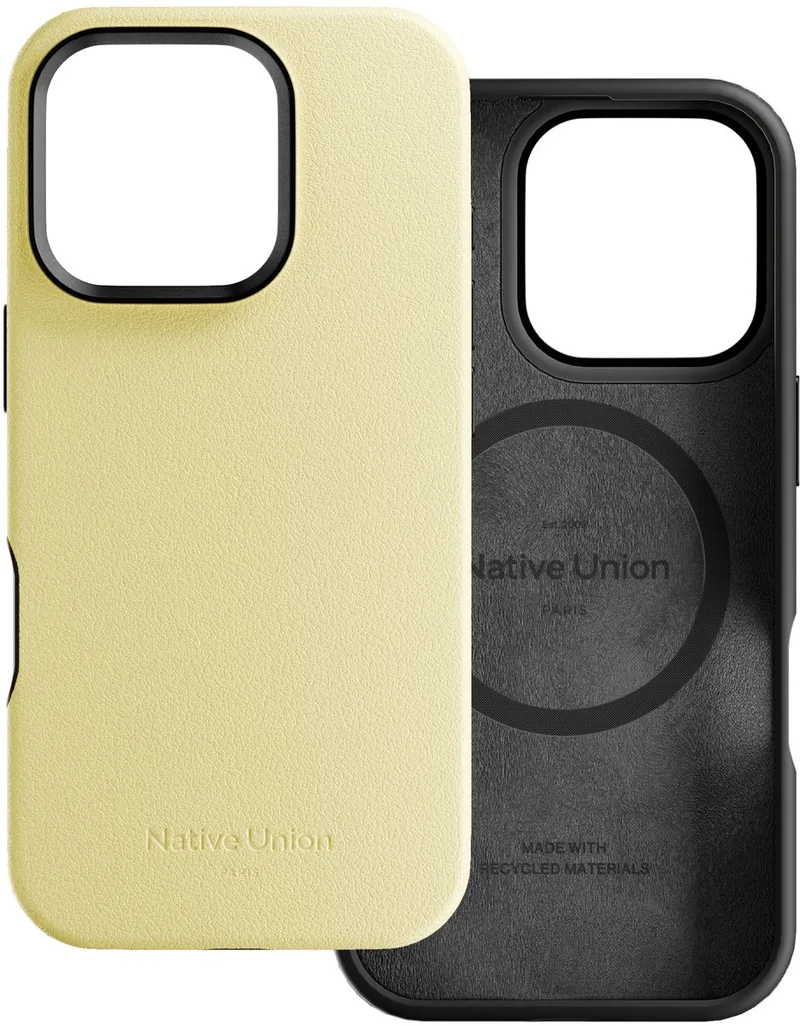 ACTIVE CASE FOR IPHONE 16 by Native Union in Lemon – product photo