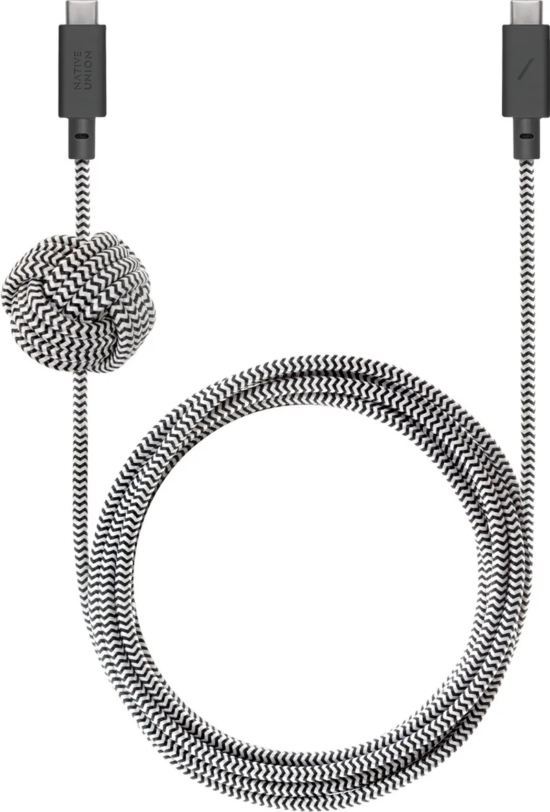 Anchor-Kabel (Usb-C - Usb-C) 3 M, Zebra by Native Union in Transparent – product photo