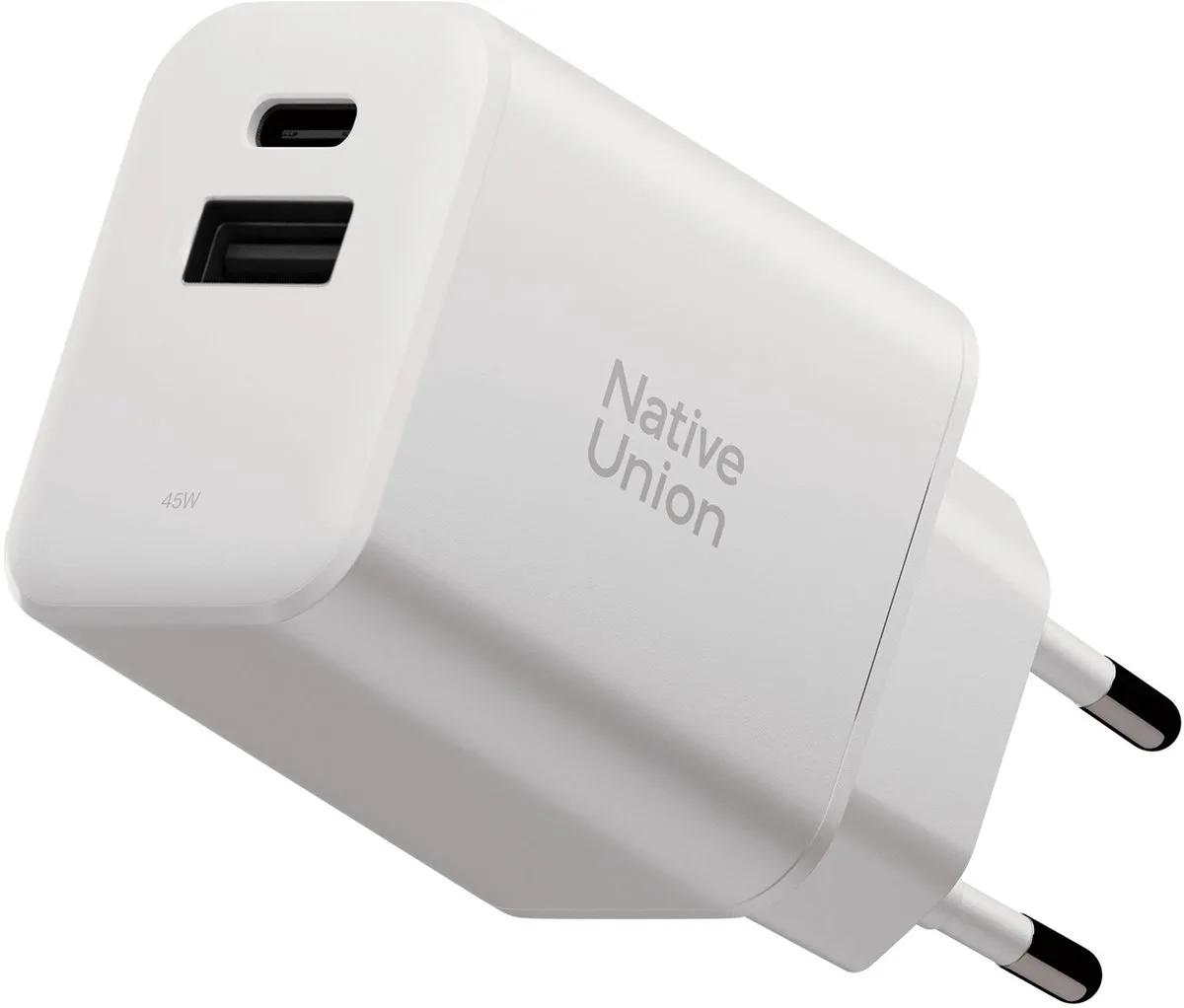 Fast Gan-Oplader Pd 45W (2 Poorten) van Native Union in Wit – productfoto