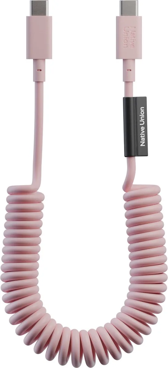 Pop Cable - USB-C naar USB-C - 1.2M - 60W van Native Union in Candy – productfoto