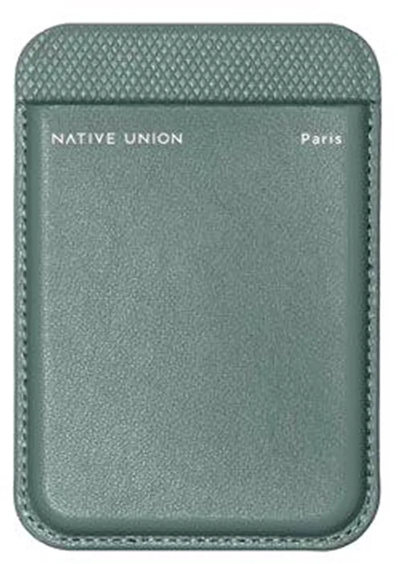 (Re)Classic Card Wallet - MagSafe van Native Union in Slate Green – productfoto