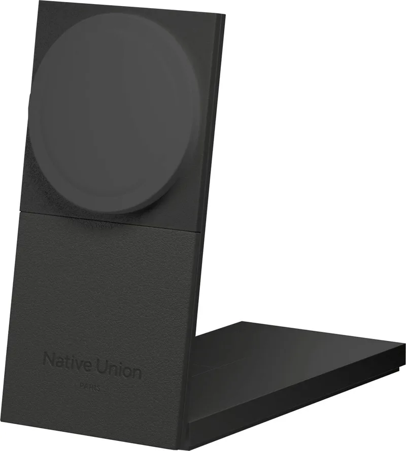 Rise 2in1 Wireless Charger for iPhone and Airpods - MagSafe - Qi2 - 15W från Native Union i Svart – produktbild
