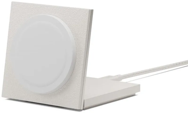 Rise Solo Wireless Charger for iPhone - MagSafe - Qi2 - 15W by Native Union in Sandstone – product photo