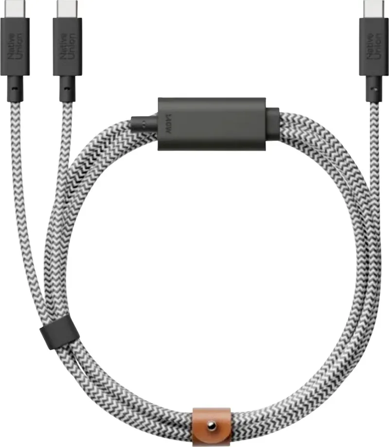 USB-C® Kabel BELT-C-2C-ZEB de Native Union – photo produit