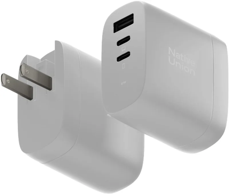USB-C Wandlader 67W - International EU/ US/ UK by Native Union in Black – product photo