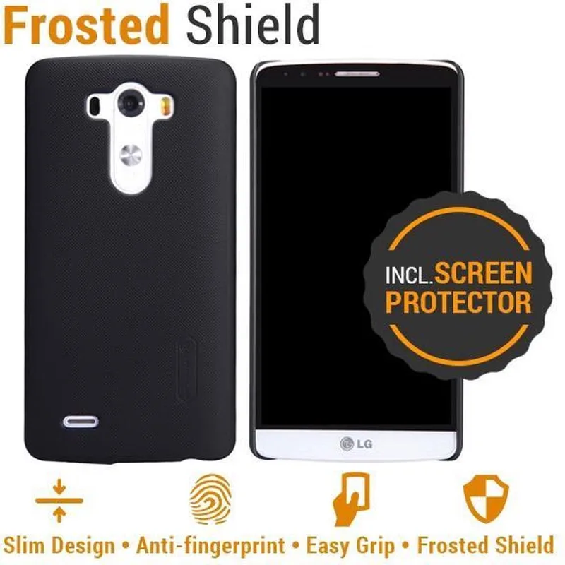 Backcover LG G3 (Super Frosted Shield Black) van Nillkin in Meerkleurig – productfoto